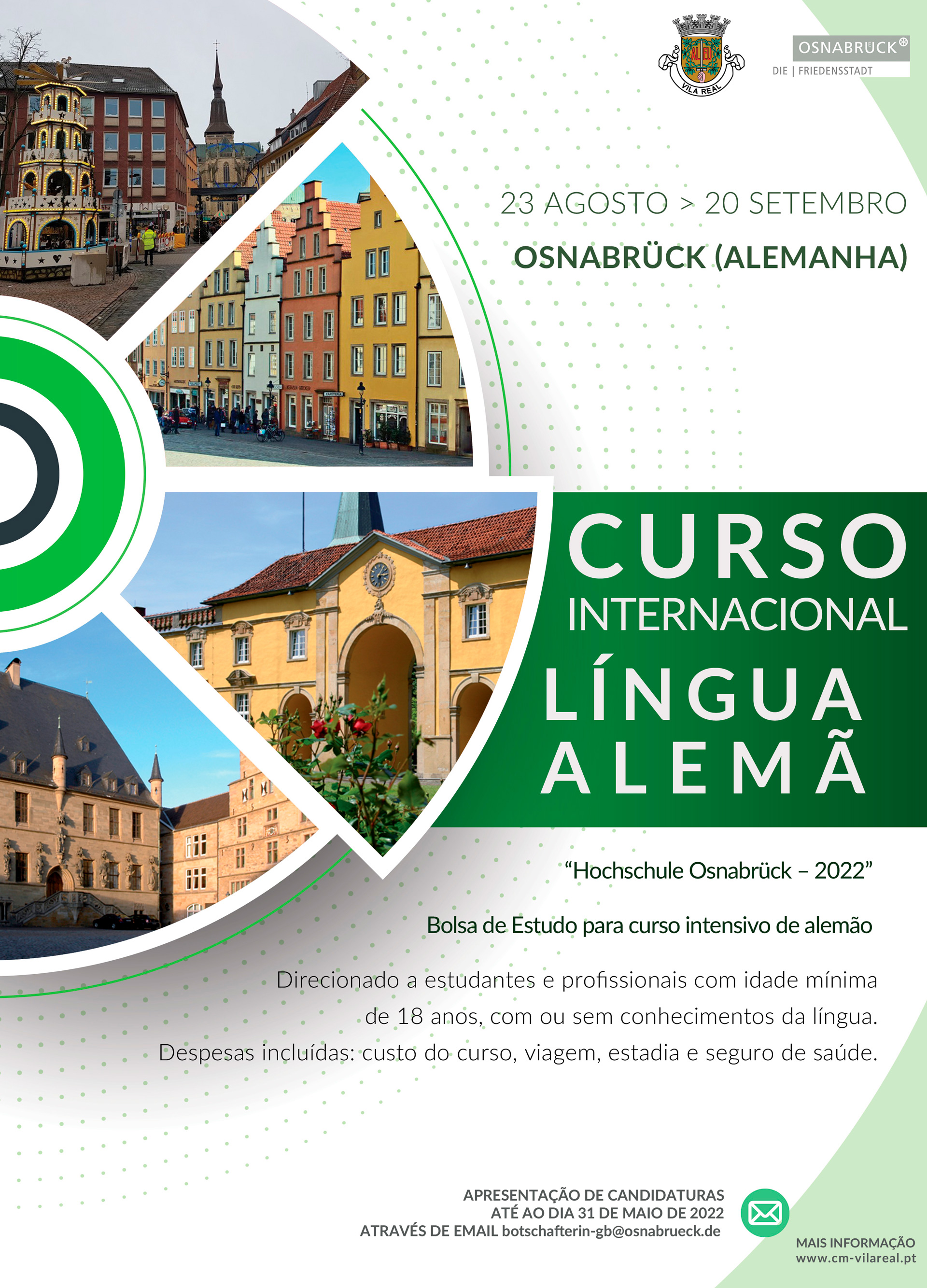 VILA REAL E OSNABRÜCK OFERECEM CURSO DE ALEMÃO