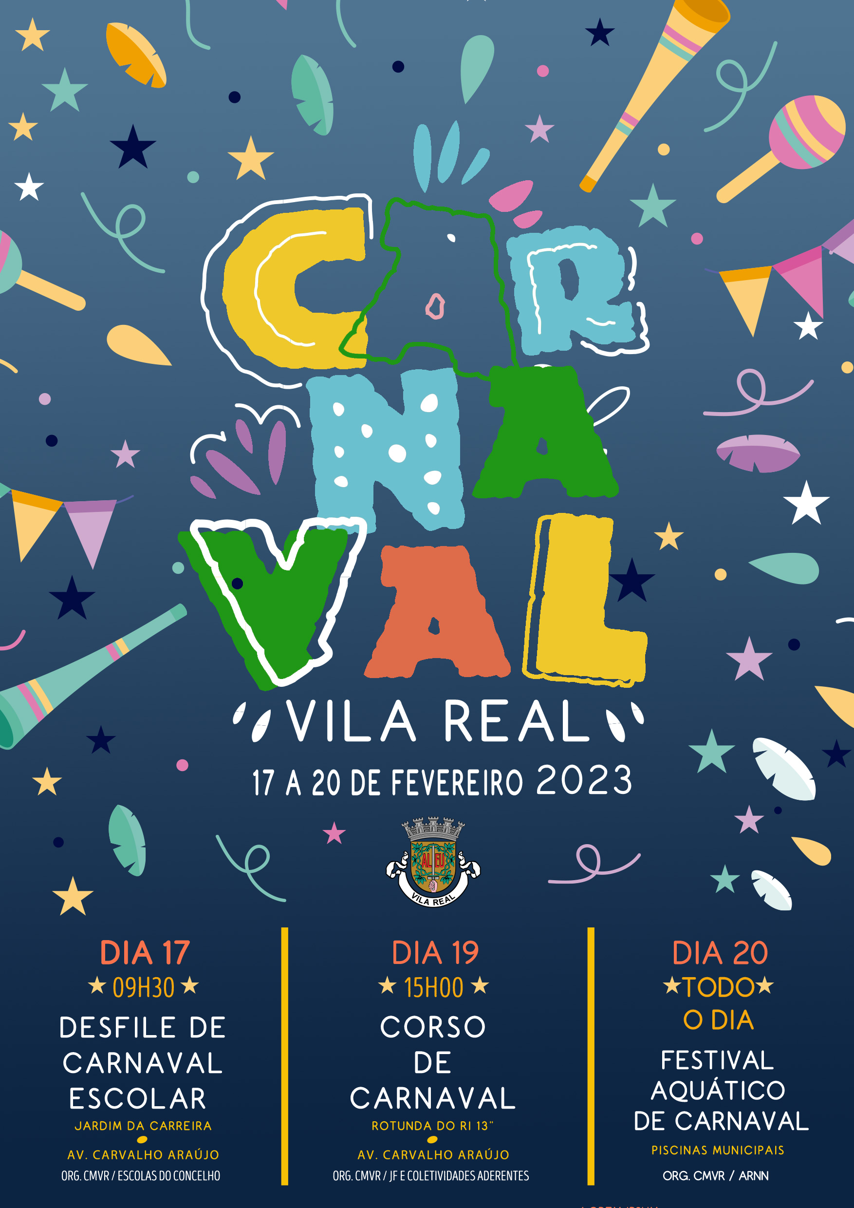 FESTEJOS DE CARNAVAL REGRESSAM ÀS RUAS DE VILA REAL