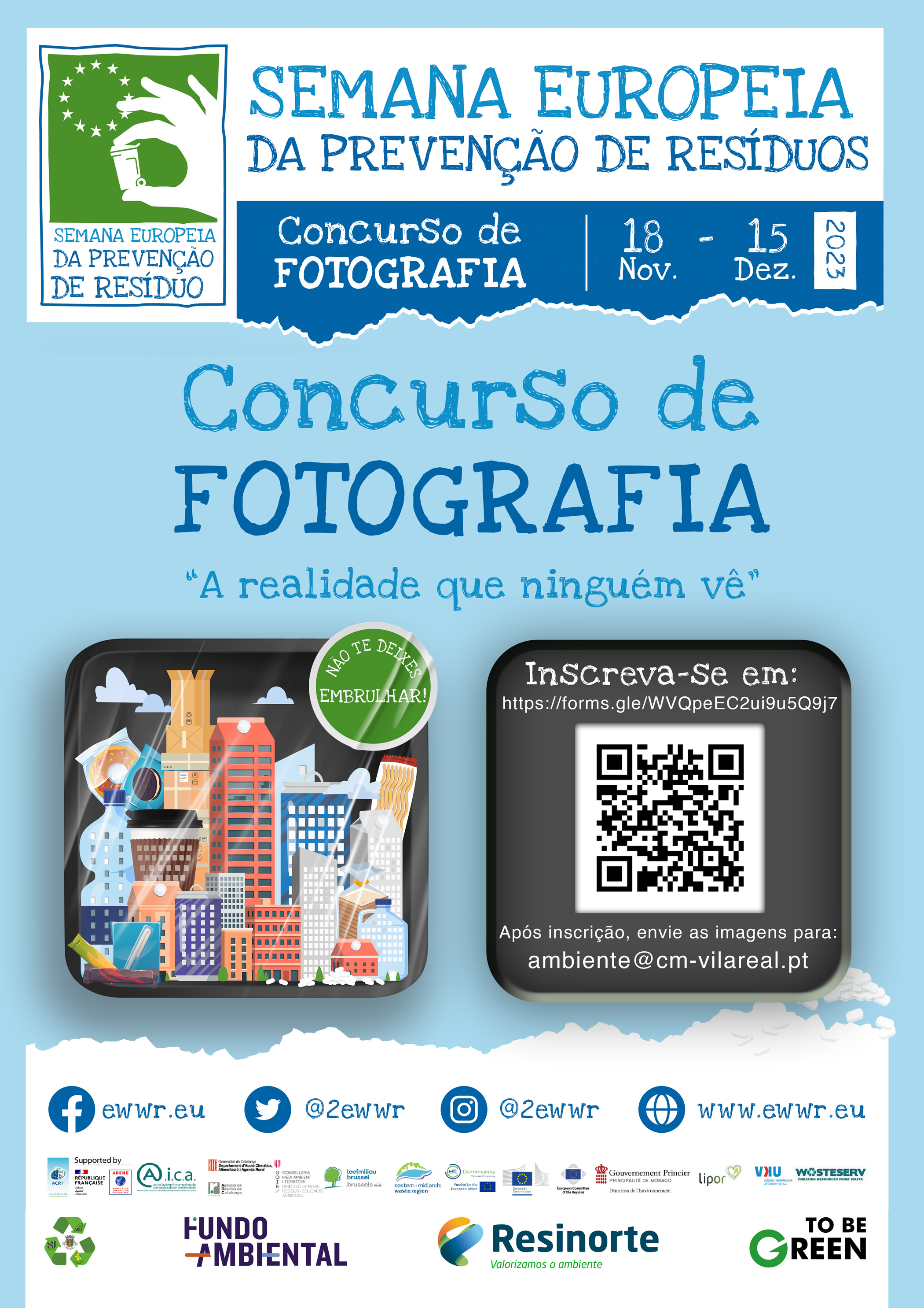 MUNICÍPIO PROMOVE CONCURSO DE FOTOGRAFIA INTEGRADO NAS COMEMORAÇÕES DA SEMANA EUROPEIA DA PREVENÇÃO DE RESÍDUOS