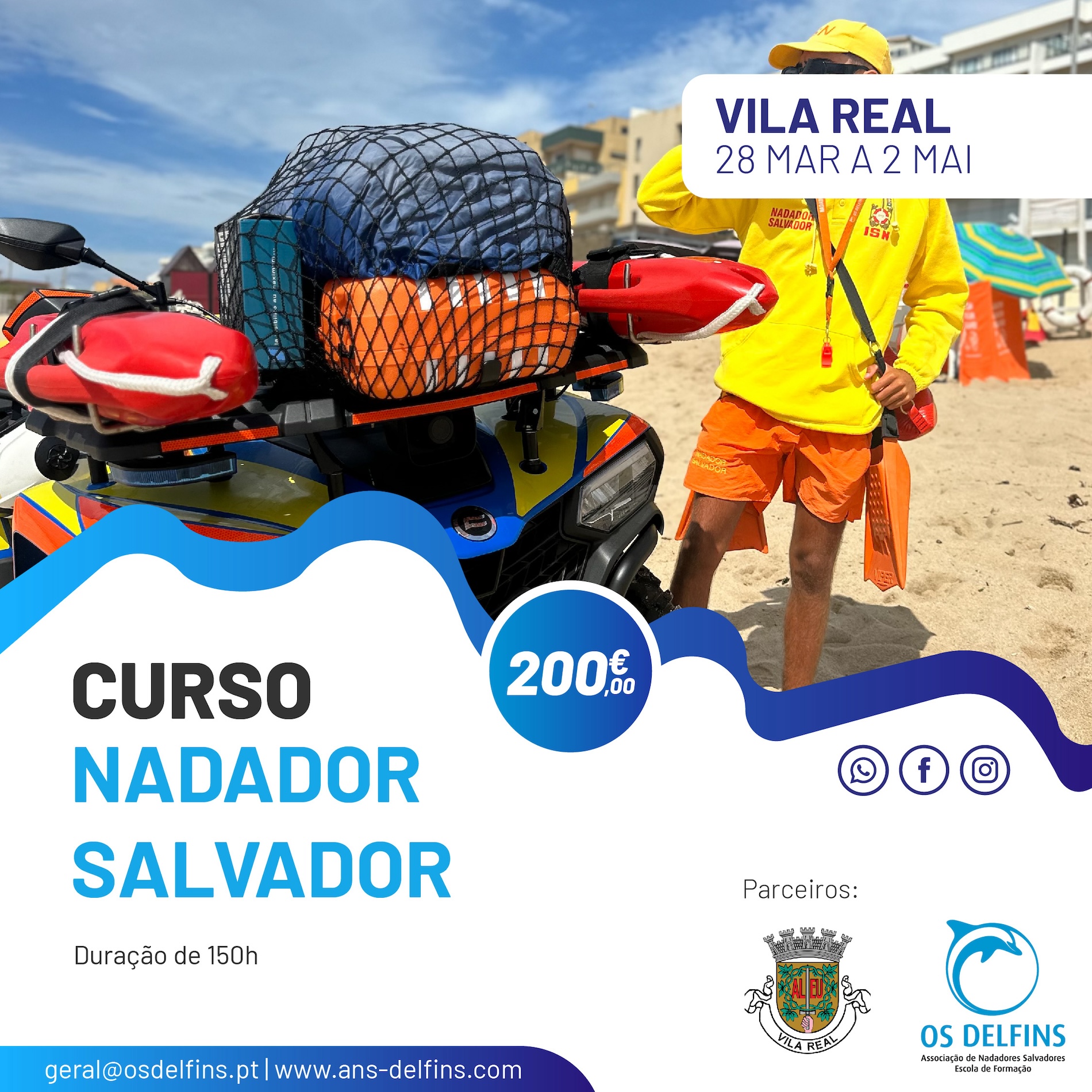 CURSO DE NADADORES SALVADORES EM VILA REAL