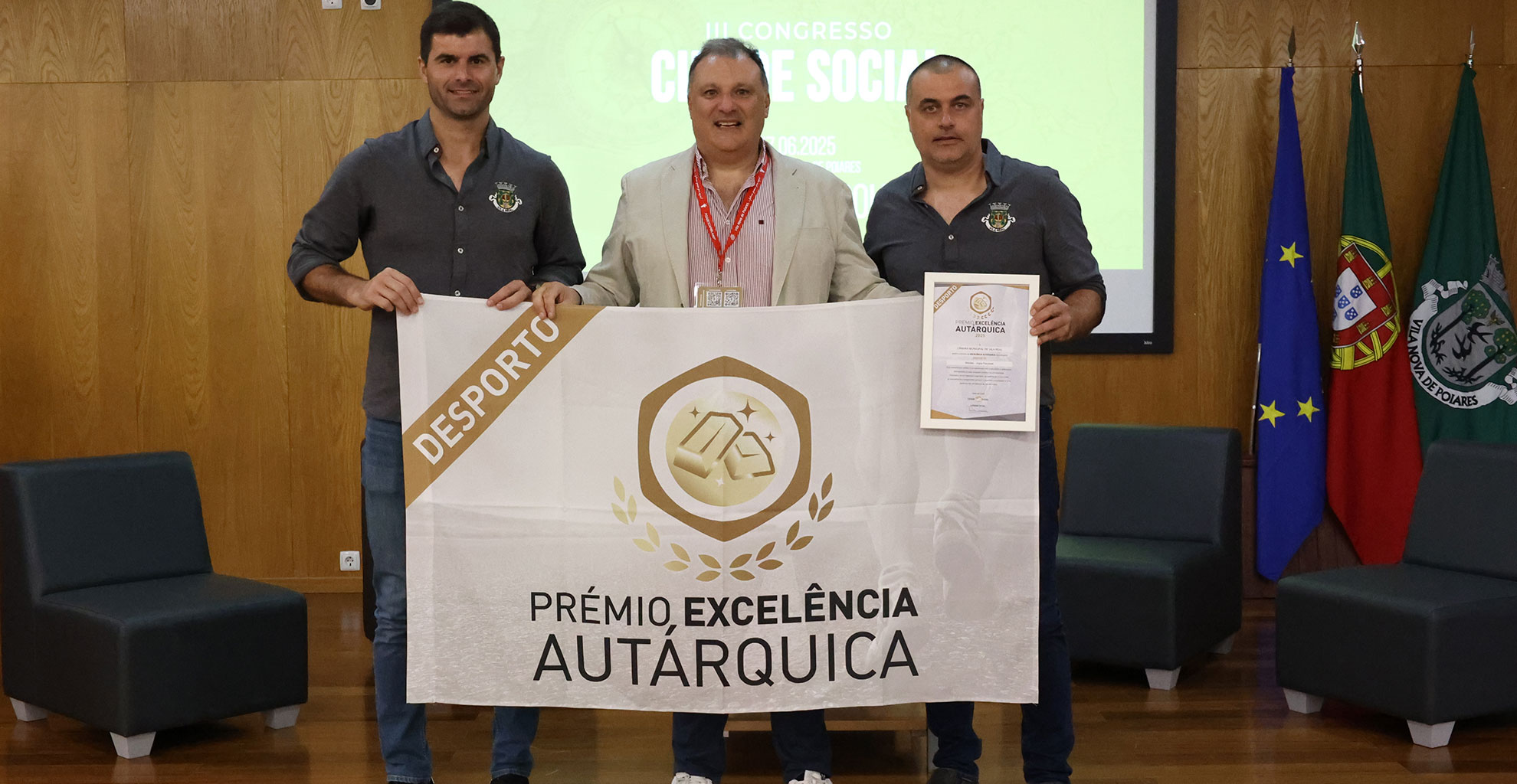 MUNICÍPIO DE VILA REAL RECONHECIDO NO III CONGRESSO DA CIDADE SOCIAL